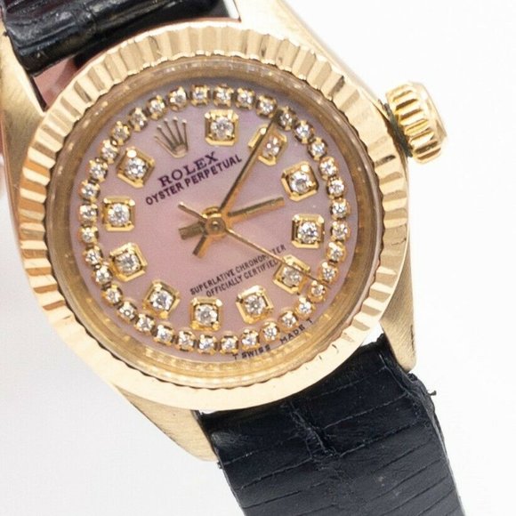 Sale! Rolex 18kt President Pink Ladies Watch - Picture 3 of 8